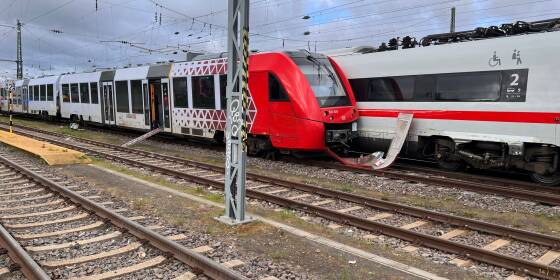 Wormser Hauptbahnhof nach Zug-Kollision wieder freigegeben
