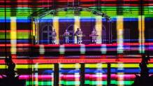 Kraftwerk gibt Konzert vor der Dresdner Semperoper
