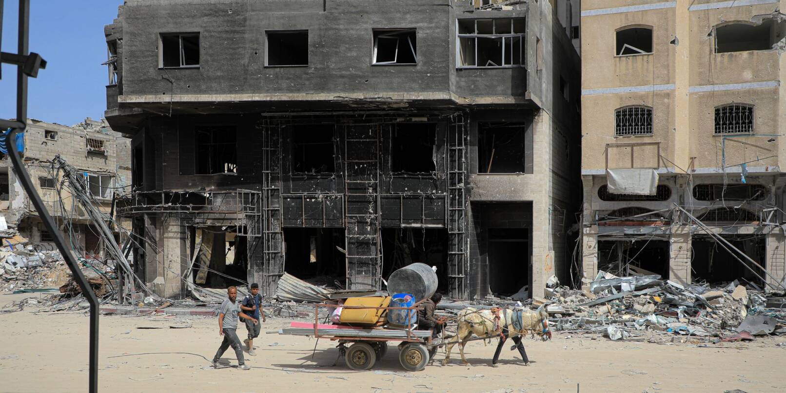 Zerstörung überall: Bis Ende Februar wurden nach Angaben des UN-Satellitenzentrums mehr als 31.000 Gebäude zerstört.