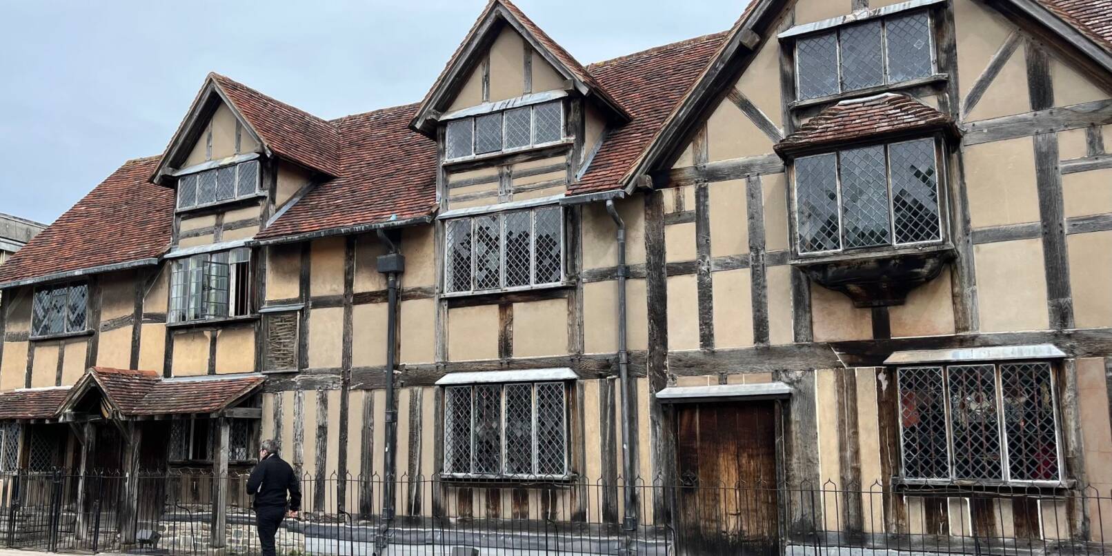 Das Geburtshaus von William Shakespeare in der englischen Stadt Stratford-upon-Avon.