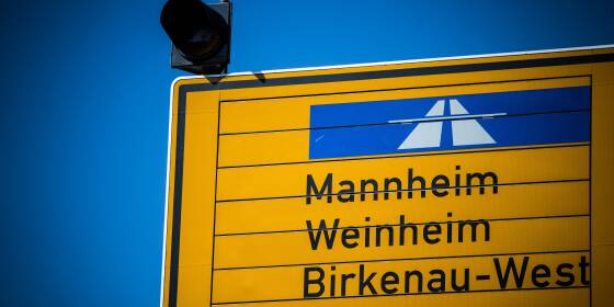 Wegen Autopanne: Saukopftunnel zwischen Weinheim und Birkenau gesperrt 