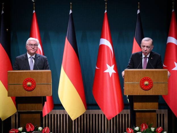 Steinmeier und Erdogan bleiben in Nahost-Frage uneins
