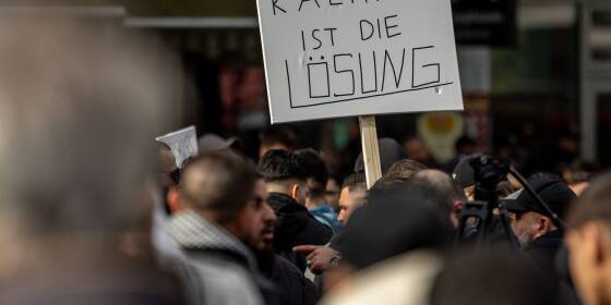 Islamisten-Demo für Faeser: «schwer erträglich»

