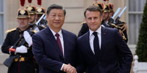 Von der Leyen und Macron: Kooperation mit China wichtig
