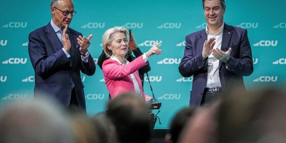 CDU und CSU starten in Schlussphase des Europawahlkampfes
