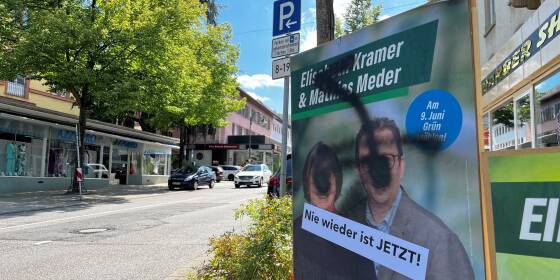 Plakate beschädigt: So reagieren die Weinheimer Grünen 