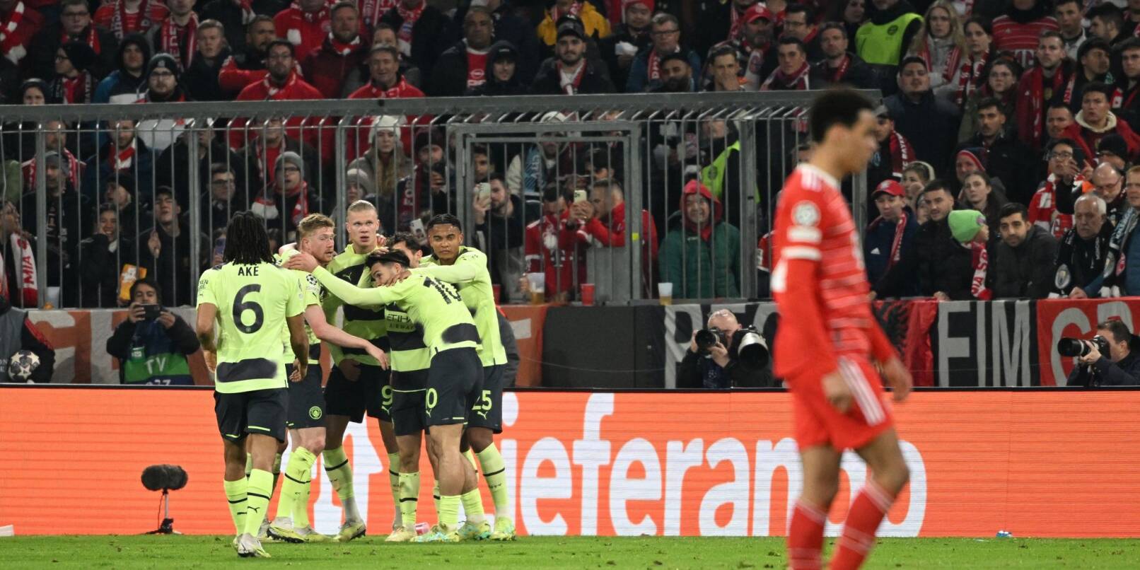 Der FC Bayern München schied gegen Manchester City aus.