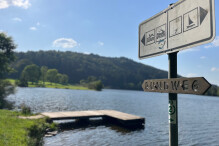 In weitem Bogen um den Marbach-Stausee In weitem Bogen um den Marbach-Stausee