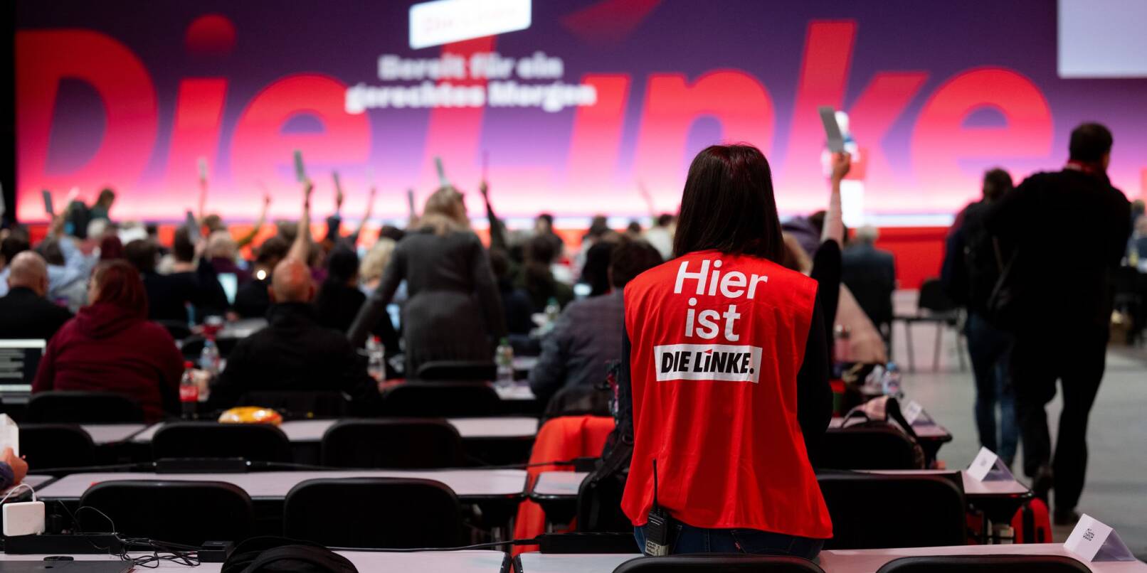 Der Bundesparteitag der Linken hat sich gegen ein Bedingungsloses Grundeinkommen positioniert. Der Bundesparteitag der Linken hat sich gegen ein Bedingungsloses Grundeinkommen positioniert.
