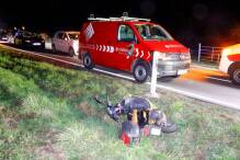 Rollerfahrer am Kopf verletzt: Hubschrauber im Einsatz
