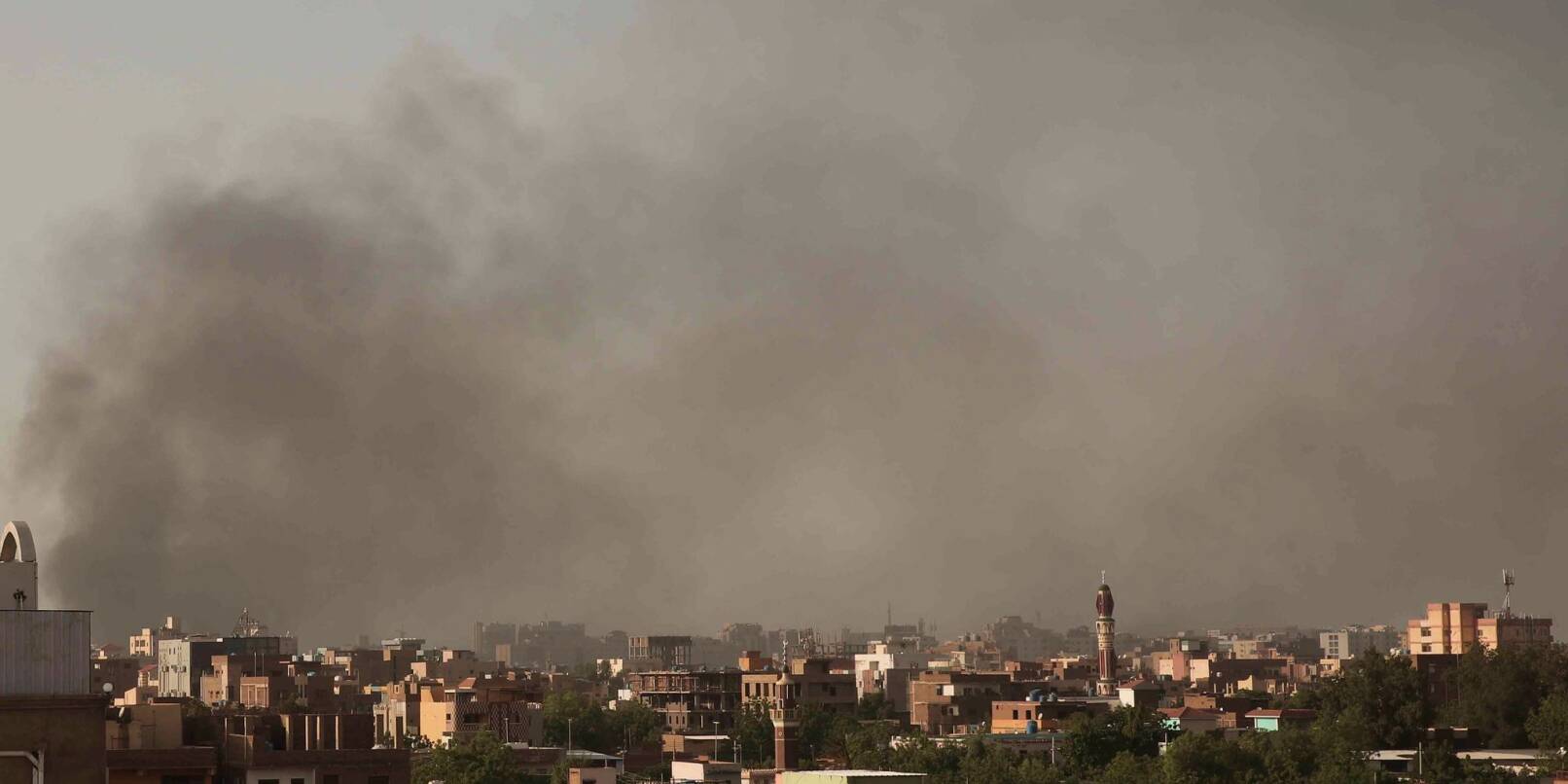 Rauch über der sudanesischen Hauptstadt Khartum.