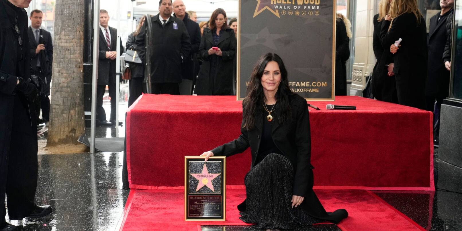 Courteney Cox wurde Ende Februar mit einem Stern auf dem «Walk of Fame» geehrt.