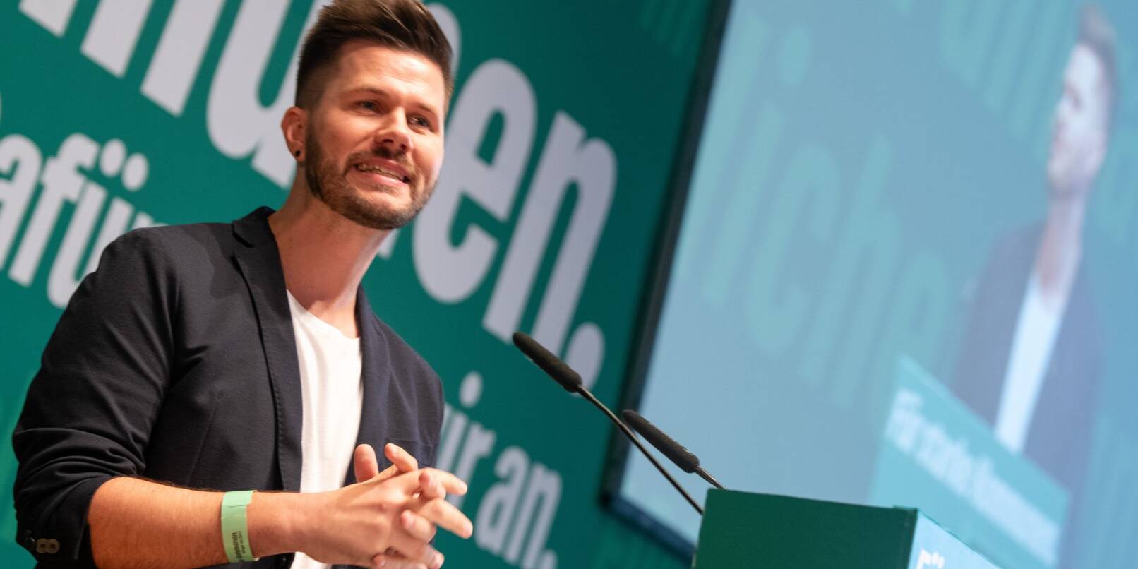 Grünen-Landeschef Pascal Haggenmüller fordert AfD-Verbot. (Foto Archiv) Grünen-Landeschef Pascal Haggenmüller fordert AfD-Verbot. (Foto Archiv)