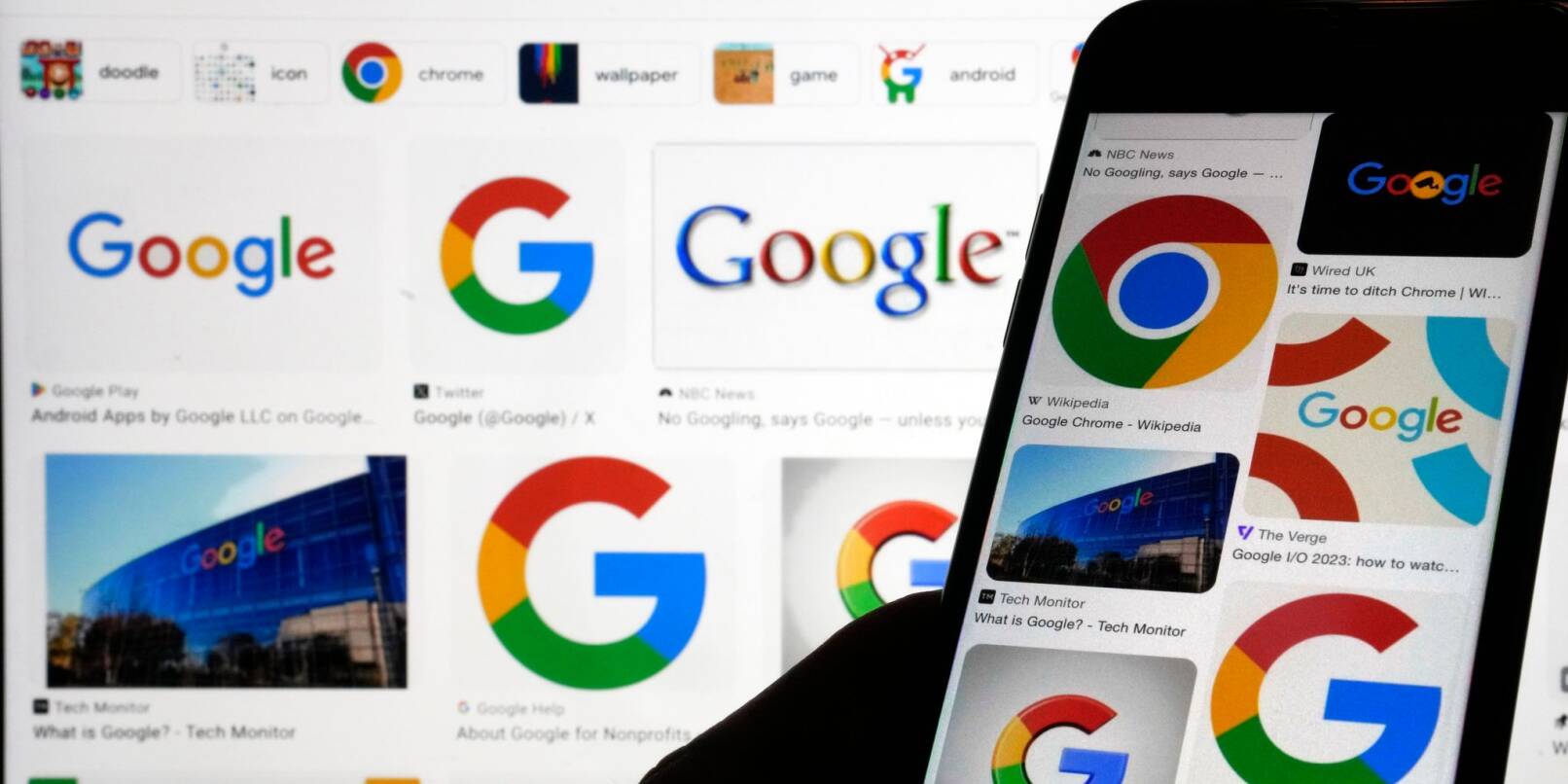 Die Quartalsergebnisse von Google ließen bisher keine Einbußen durch die neue KI-Konkurrenz erkennen. (Archivbild) Die Quartalsergebnisse von Google ließen bisher keine Einbußen durch die neue KI-Konkurrenz erkennen. (Archivbild)
