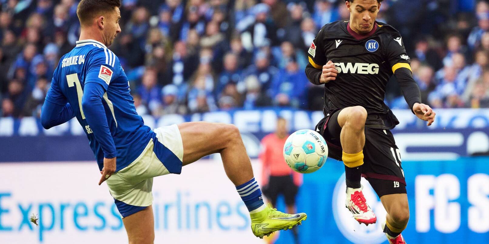 Louey Ben Farhat (r.) spielte beim Karlsruher SC zuletzt groß auf. Louey Ben Farhat (r.) spielte beim Karlsruher SC zuletzt groß auf.