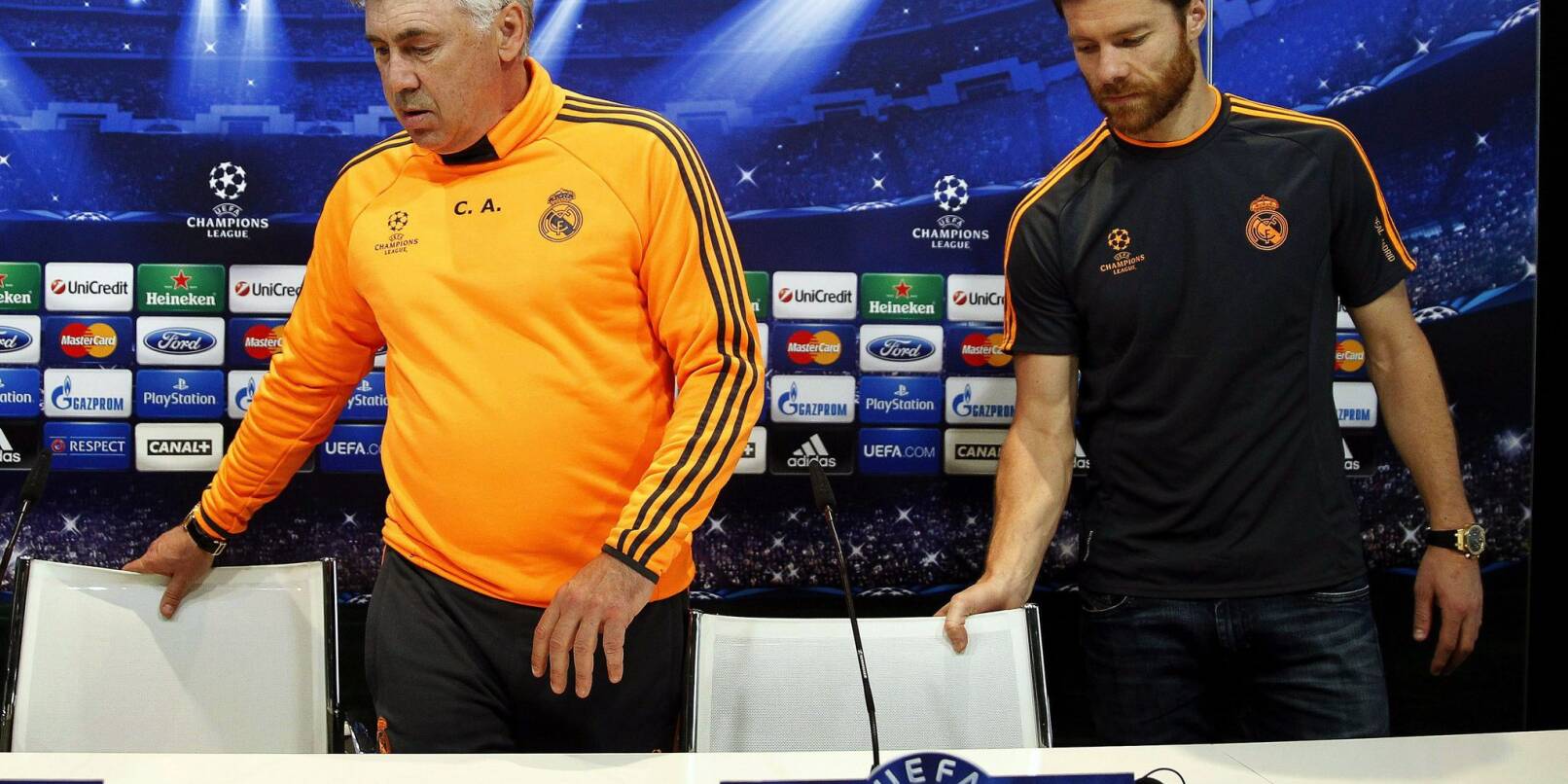 Reals Noch-Trainer Carlo Ancelotti kennt Xabi Alonso noch aus gemeinsamen Zeiten in der spanischen Hauptstadt. Reals Noch-Trainer Carlo Ancelotti kennt Xabi Alonso noch aus gemeinsamen Zeiten in der spanischen Hauptstadt.
