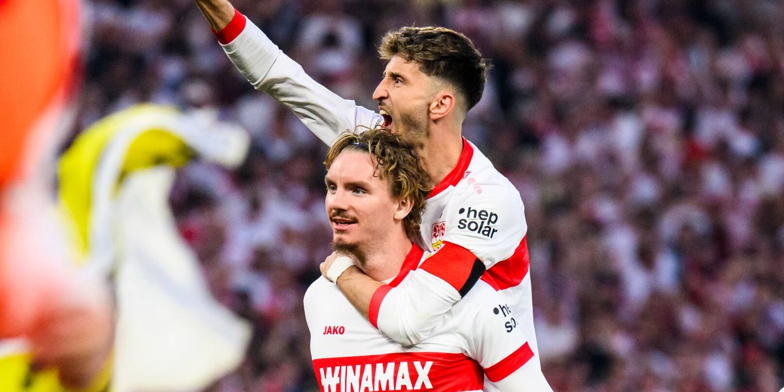 Voll des Lobes: Atakan Karazor schwärmt von Nick Woltemade. Voll des Lobes: Atakan Karazor schwärmt von Nick Woltemade.