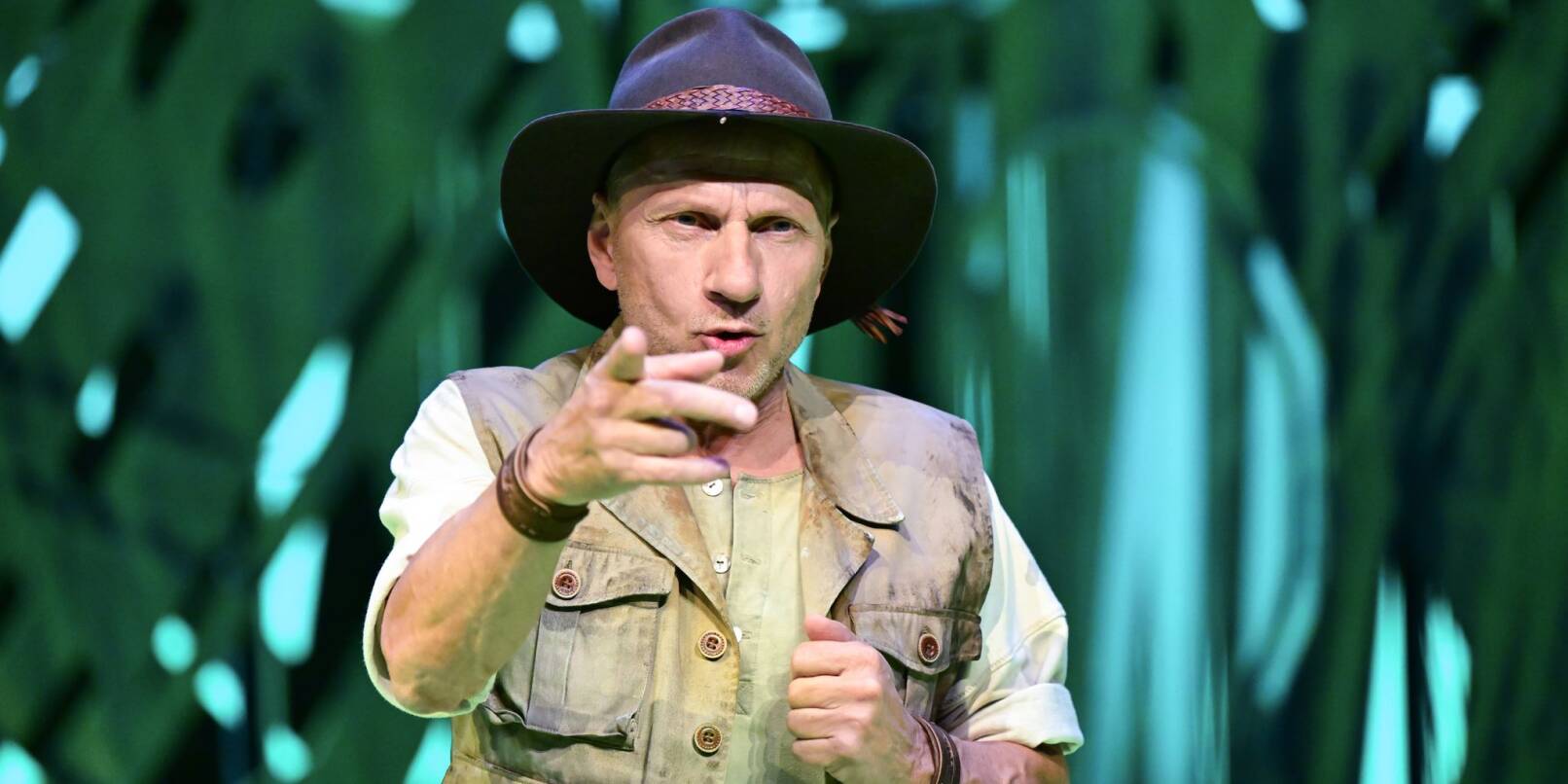 Der Schauspieler und "Tatort"-Kommissar Richy Müller probt für eine Gastrolle im Musical "Tarzan". Der Schauspieler und "Tatort"-Kommissar Richy Müller probt für eine Gastrolle im Musical "Tarzan".