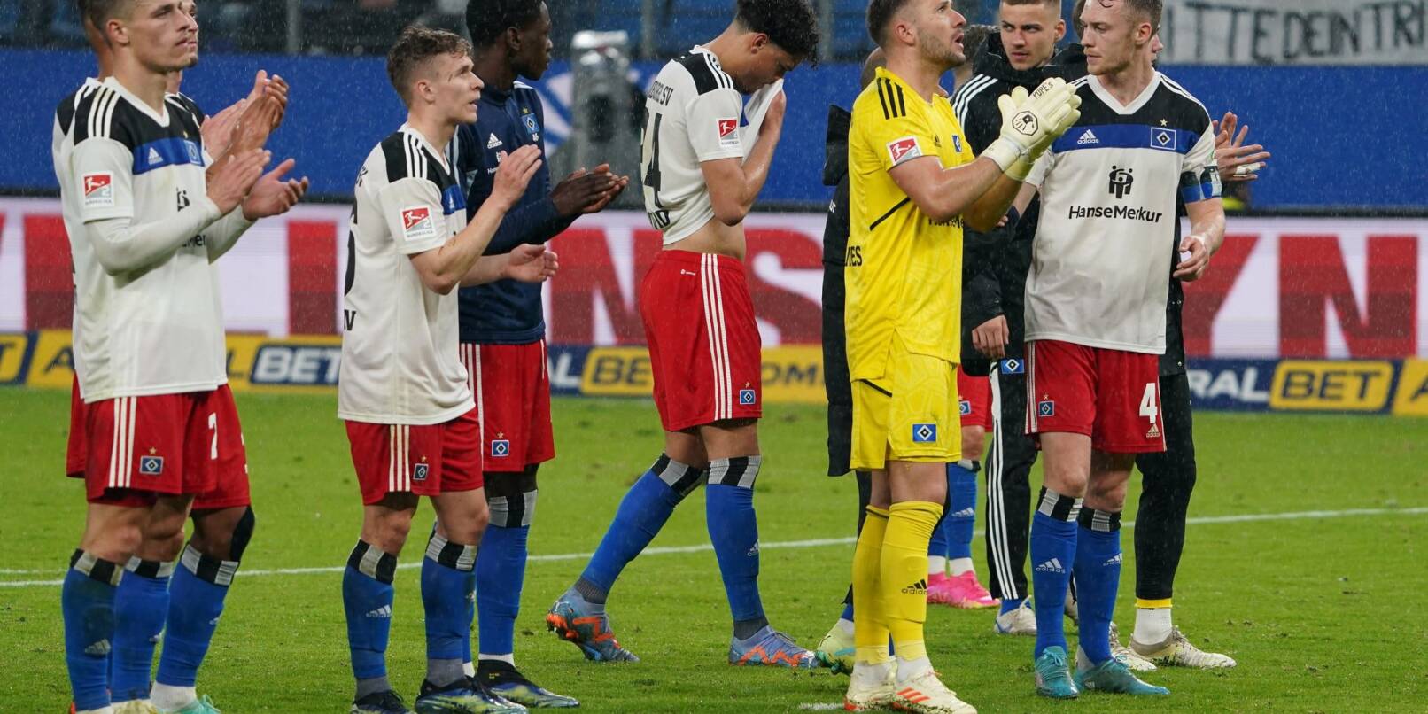 Die HSV-Profis konnten sich gegen Paderborn nur für einen Punkt bedanken.