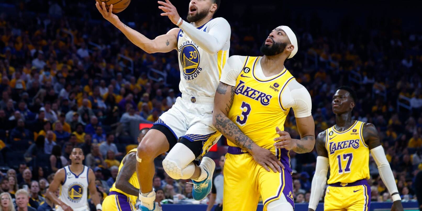 Stephen Curry erzielte 27 Punkte für die Golden State Warriors.