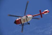 Helikoptereinsatz: Bauarbeiter stürzt vier Meter tief
