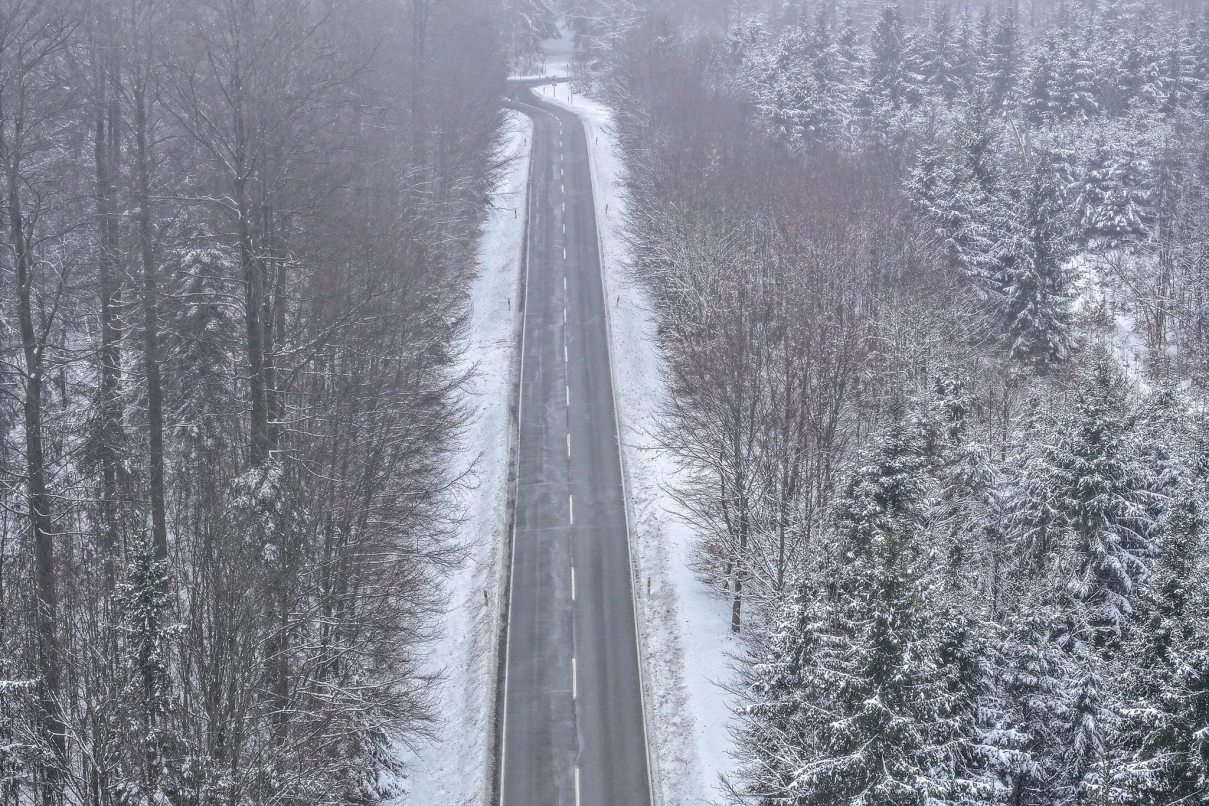 Neuschnee auch im Odenwald erwartet
