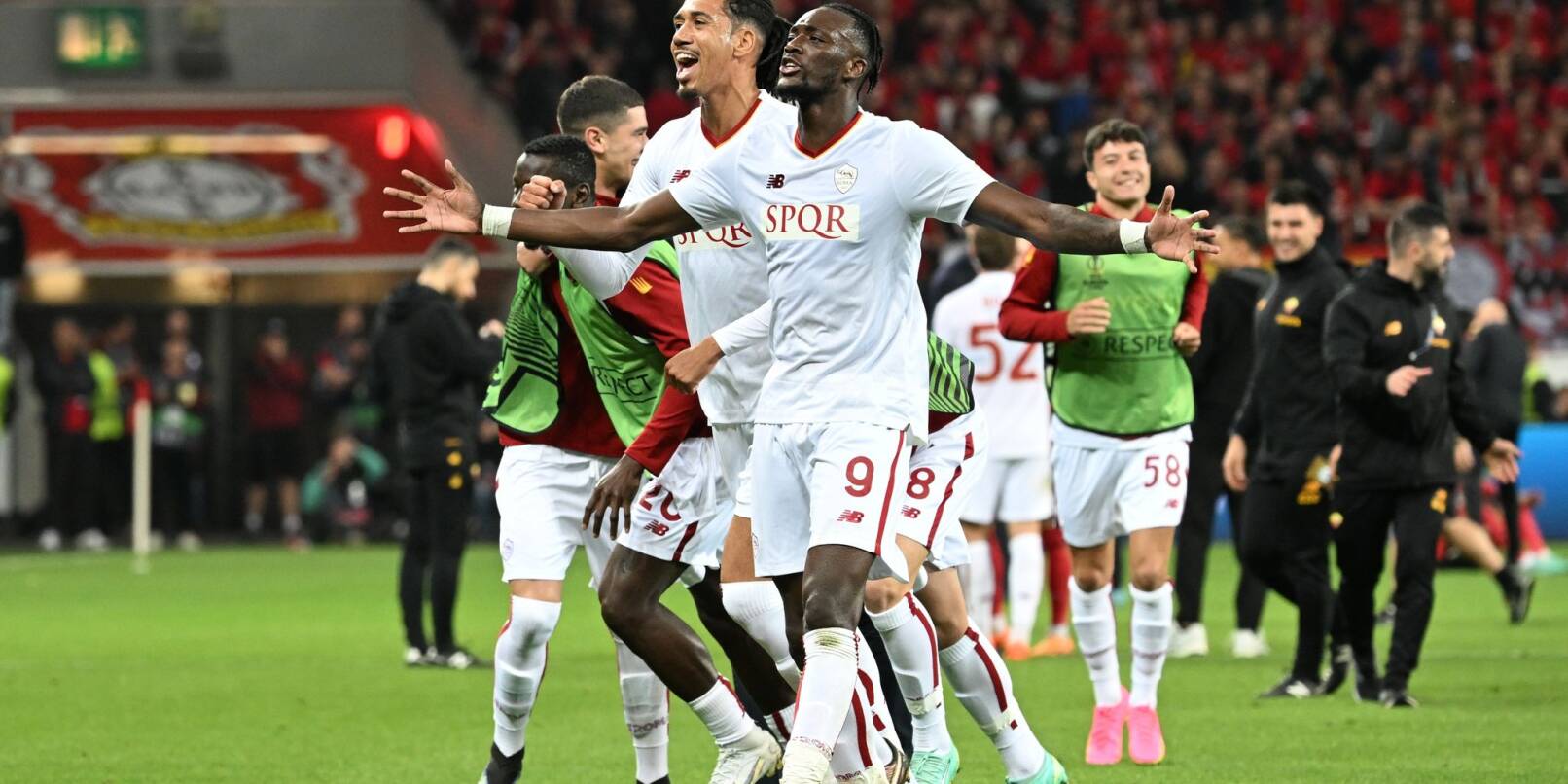AS Rom setzte sich im Halbfinale der Europa League gegen Leverkusen durch.