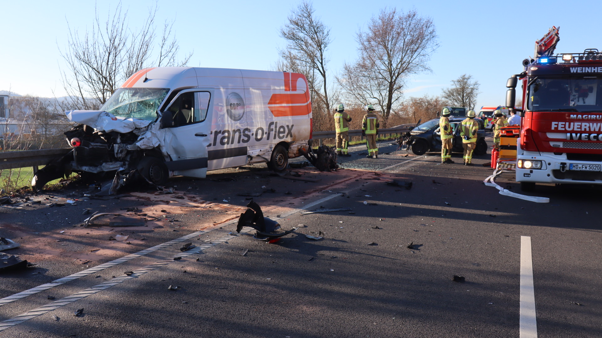 Unfall B38 Weinheim Heute