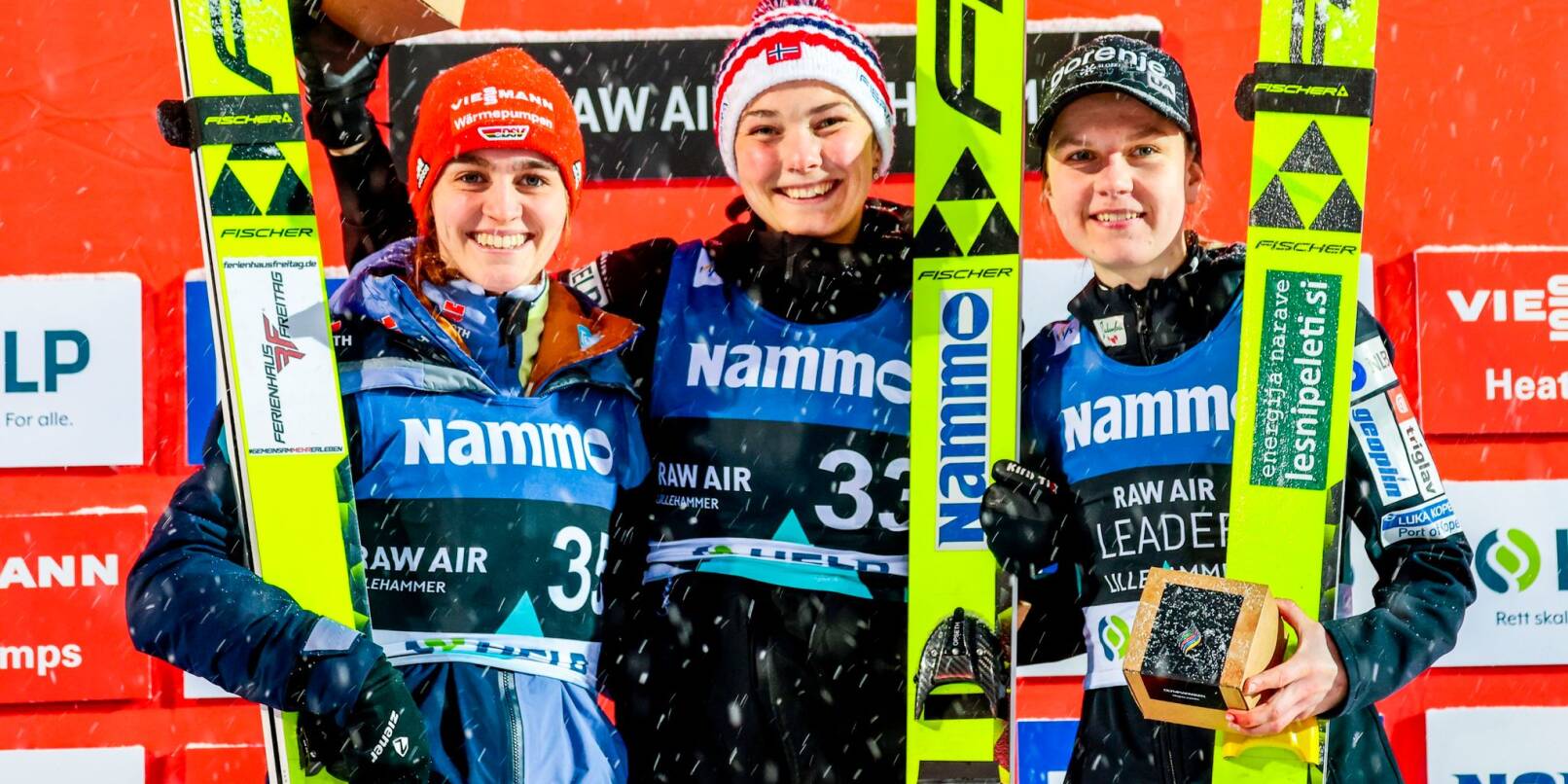 Sprang in Lillehammer auf Platz zwei: Selina Freitag (l).